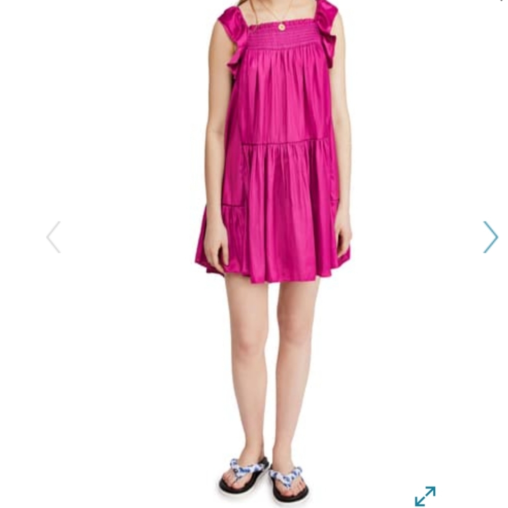 - Free people deep orchid dress NWT sz- Large